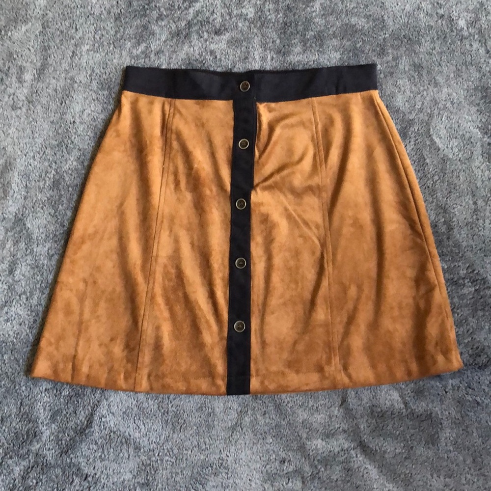 Luxe boutique suede mini skirt